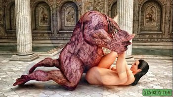 Мультик монстр ебет сучку